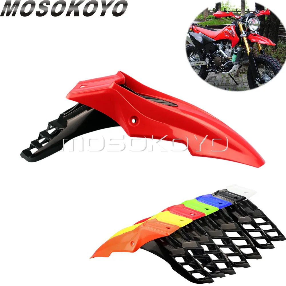 Универсальное переднее крыло для мотокросса красный+ черный Байк MX Enduro ДЛЯ CRF XR WR TTR KLX KLF EXC XCF RM SMR