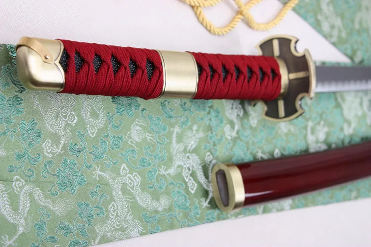 S1507 японское аниме ророноа Зоро сандай китсу меч блестящее лезвие хамона 41 1 дюйма