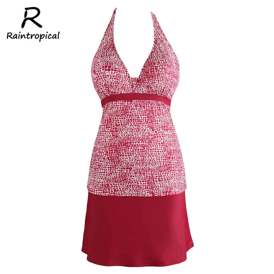 Купальник танкини rainтропический большого размера купальник на бретельках