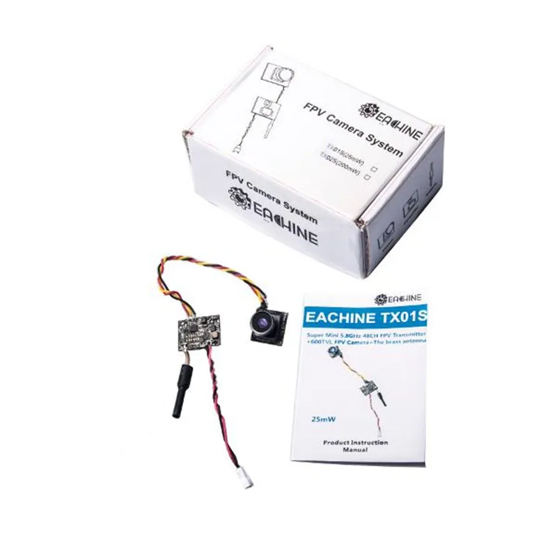Eachine TX01S NTSC Mini 5,8G 40CH 25MW VTX 600TVL 1/3 Cmos FPV камера