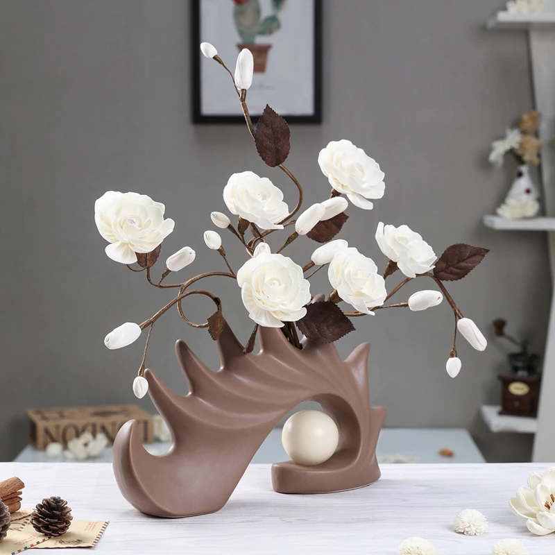 

2017 new products Chinese Ceramic Vase Weeding Decoration Home Decoration Accessories
