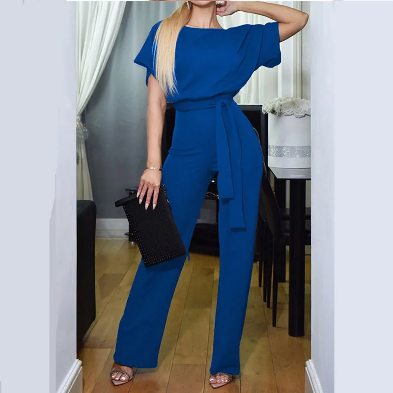 Женские брюки с короткими рукавами Seven color Six yard летние однотонные комбинезоны