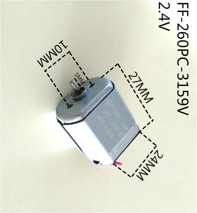 Бесплатная доставка Новый FS373 FS372 мотор FF260PC 3159V 2.4в|Двигатель постоянного тока DC| |