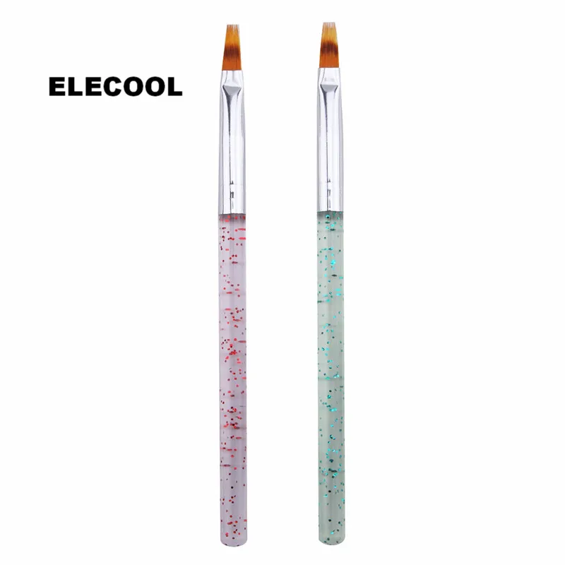 Акриловая ручка ELECOOL с градиентом для ногтей переходная УФ-гелем рисования
