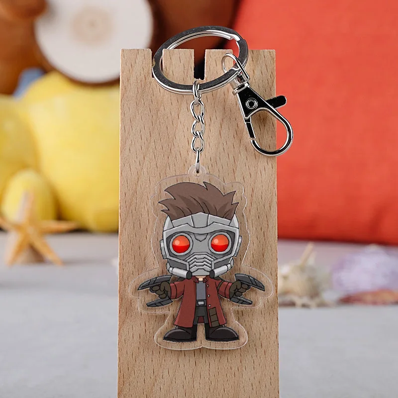 Marvel Movie Guardians of the Galaxy мультяшный рисунок автомобильный брелок держатель лучший