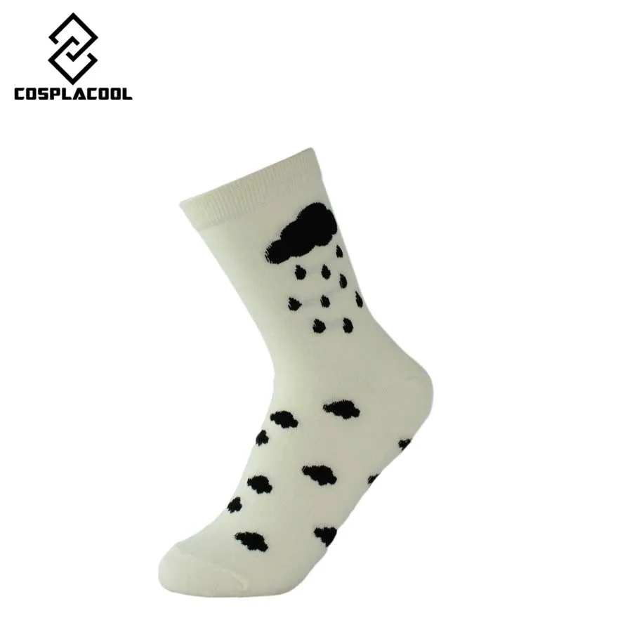 [COSPLACOOL] 5 пар/лот милые хлопковые носки для женщин и девочек Kawaii Egg Donut Sushi забавные