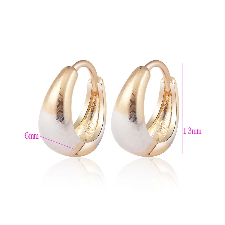 Разноцветные серьги-кольца с кристаллами CC для детей Bijoux Brinco, серьги-манжеты с фианитами, маленькие кольца 3E18K-31