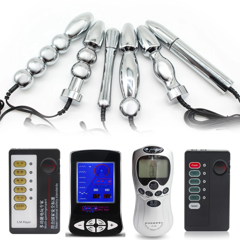 Медицинские тематические игрушки SM анальная пробка вибратор несколько частот