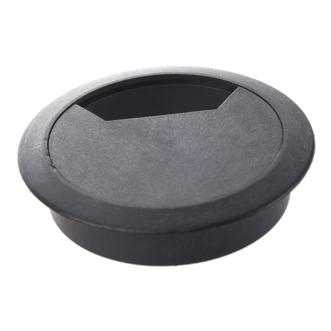 

3 Pcs Desk 60mm Dia Grommet Cable Cord Hole Cover Black
