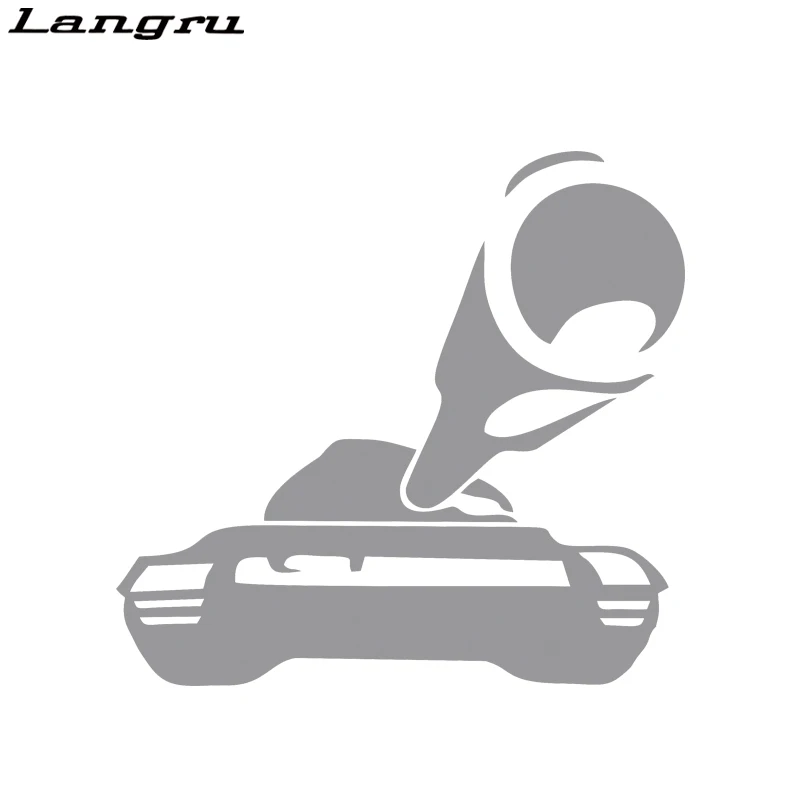 Langru новый дизайн стильные автомобильные наклейки танк прицеливающиеся