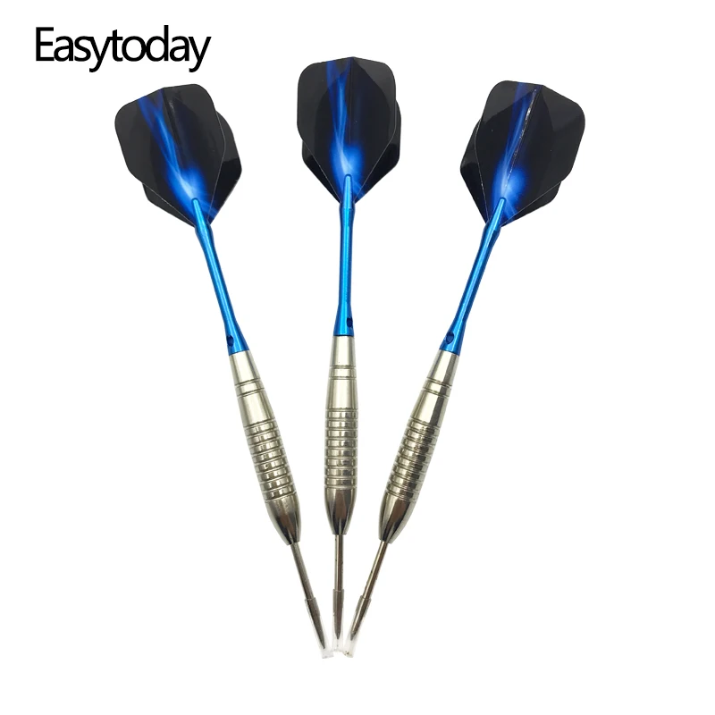 Easytoday 3 шт./компл. стальной наконечник набор дротиков профессиональные