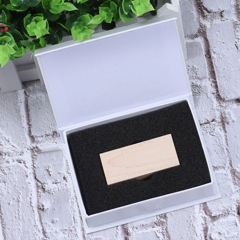 maple wood JASTER Custom с логотипом, USB 2,0 Флешка 64 ГБ 32 ГБ 16 ГБ 4 ГБ флешки для свадебной фотографии(более 10 шт бесплатный логотип - Цвет: maple wood