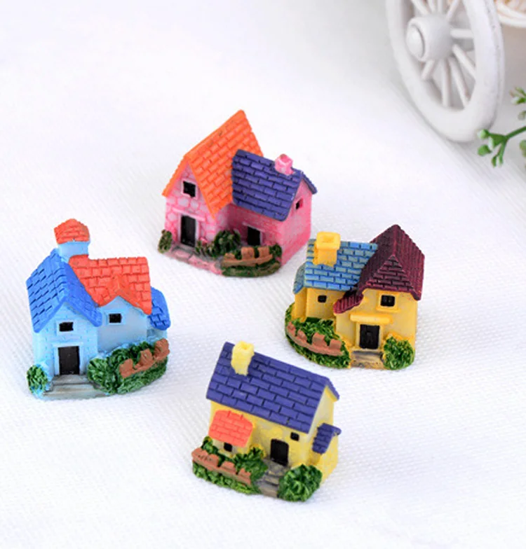 Европейская вилла Фигурка декоративная мини-сказочный сад мультфильм