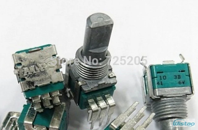 Японский оригинальный ALPS 09 Вертикальный двойной потенциометр с середины