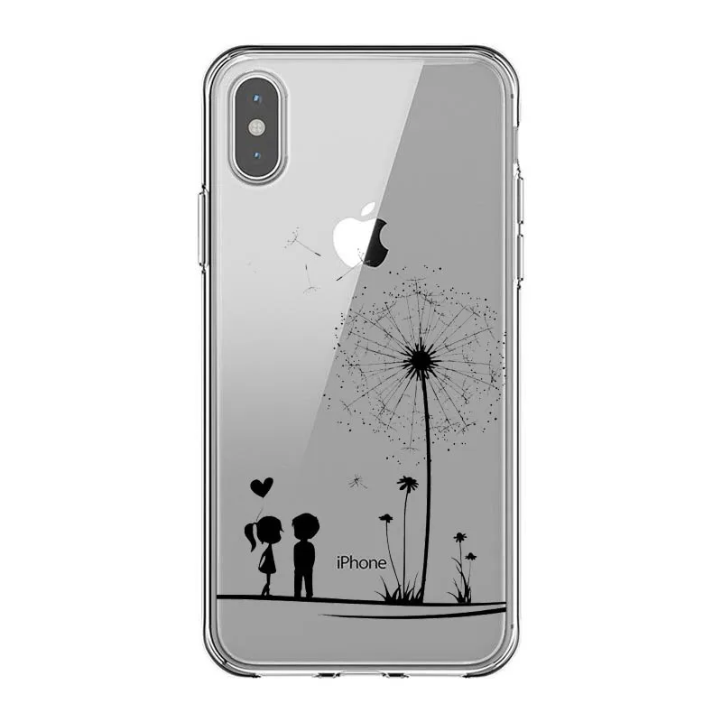 Роскошный мягкий чехол для iPhone X 5 5S SE 6 6splus 7 8plus XR XS Max с рисунком бабочки Белоснежки
