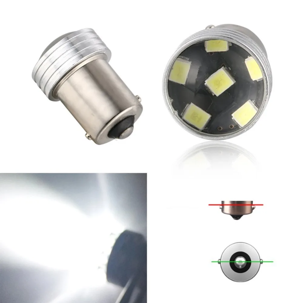 Автомобильный белый свет 1156 BA15S 6 SMD 2835 светодиодный сигнал поворота