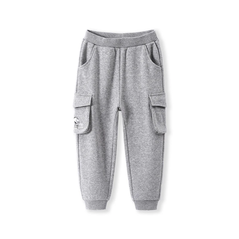 Balabala Todder Boy Cargo Joggers with Open Pocket Children Kids Pull-on Sweatpants Sport Pants Ribbed Waistband and Hem |