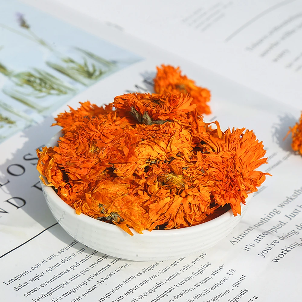 100 г Бесплатная доставка Сушеные календулы officinalis цветочные почки и | Дом сад