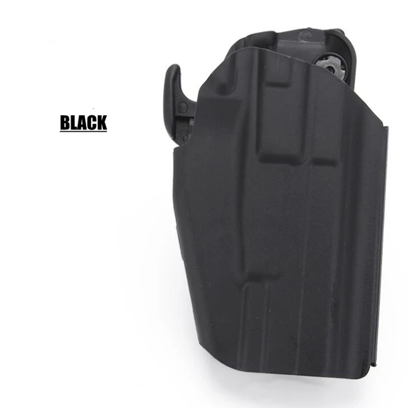 Черный цвет Тактический Зажим для ремня пистолет кобура аксессуар для Glock 17,20, 21,22, M92F, P226, H& K 45 пистолет Охота Стрельба Полимерная Кобура - Цвет: Черный цвет