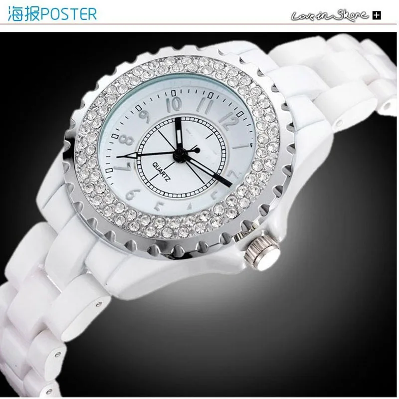 Часы женщины LNGLIES бренд класса люкс мода свободного покроя кварцевые