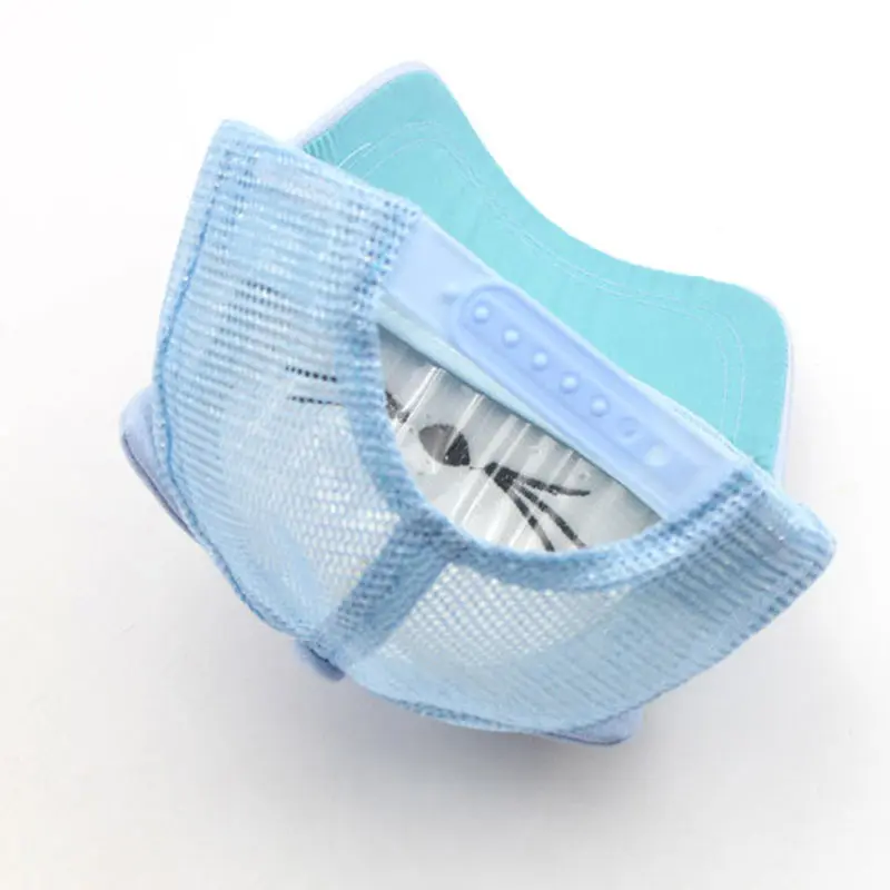 Настраиваемая Кепка с защелкой на спине милым котенком Детская сетчатая для