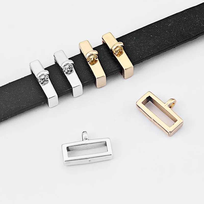 10 шт. 11*3 мм плоский слайдер разделитель бусины для плоского кожаного шнура 5 или |