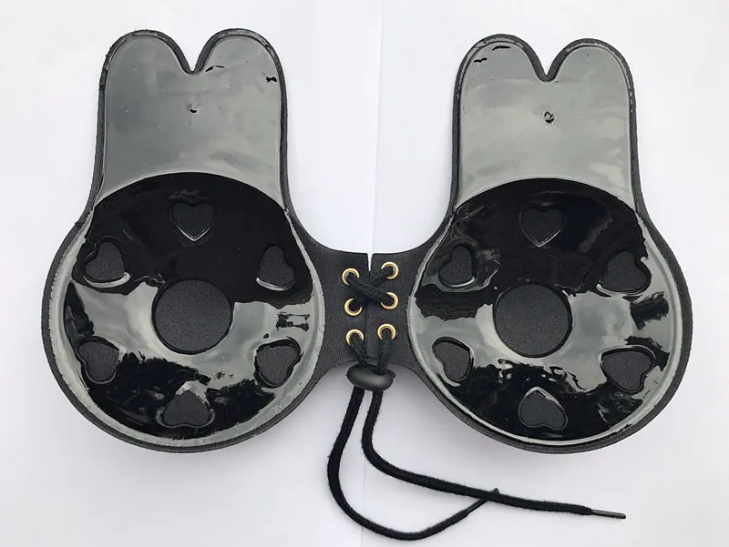 Женский бюстгальтер-невидимка с симпатичными кроличьими ушками эластичные