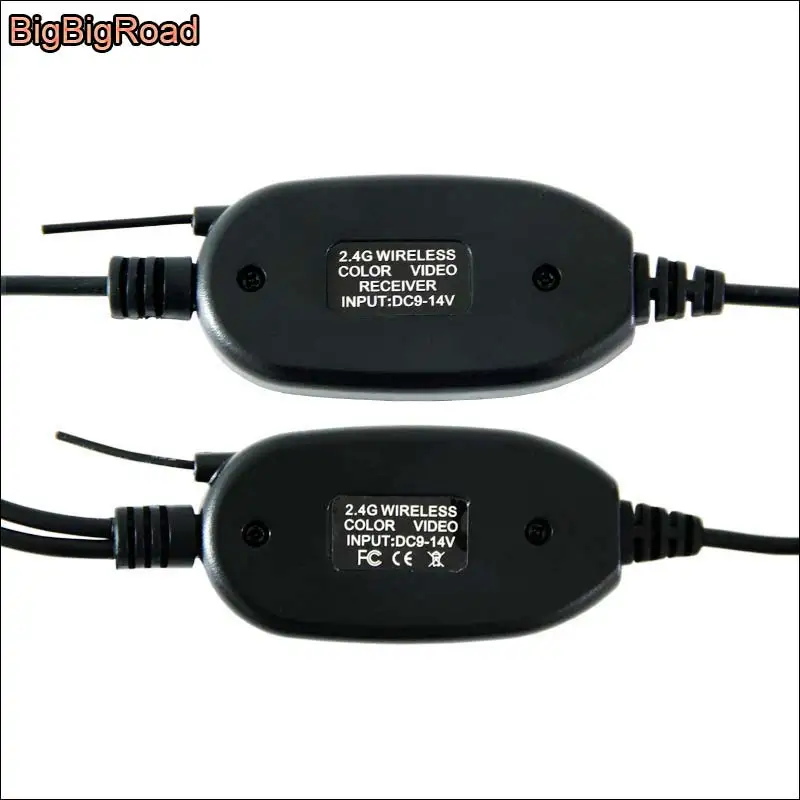 Беспроводной приемник передатчик BigBigRoad 2 4G RCA FM для камеры заднего вида|wireless rca