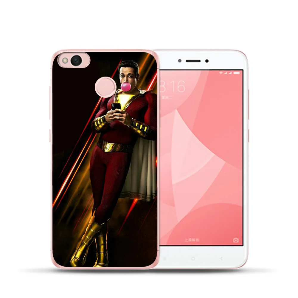 Чехол для телефона Xiaomi Redmi 6 6A 5A 4 4A 4X Mi 8 9 a1 a2 5X Coque Etui Luxury Captain Marvel DC Joker Shazam Deadpool Cat |