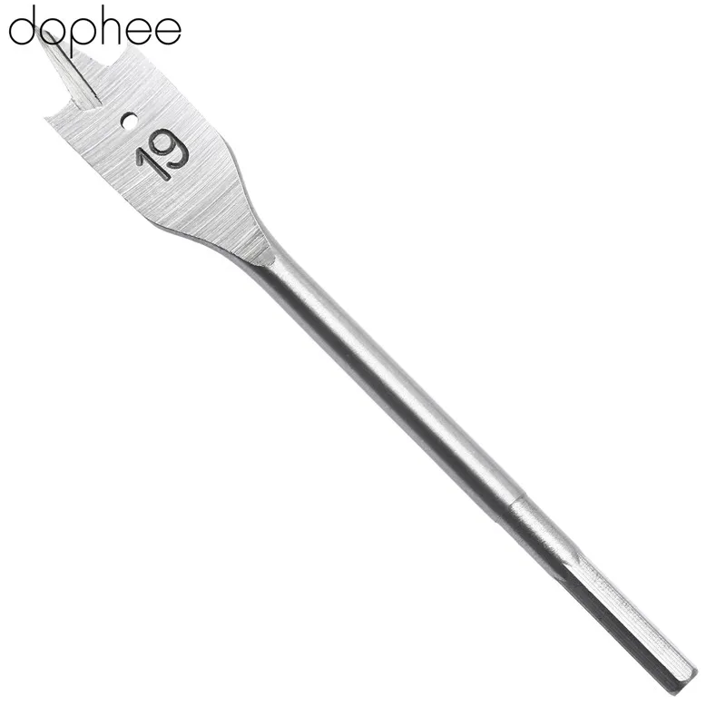 Dophee 19/20/22/26/28/30/32 мм ручные инструменты сверла для сверления дерева лопата с плоской головкой деревообрабатывающий Лопата весло дерево Сталь Мощность инструмент* 7