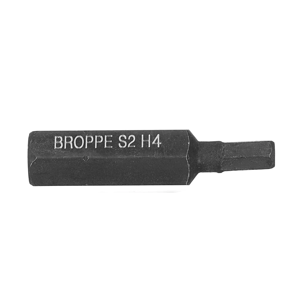 BROPPE 3 шт. H4 H5 H6 шестиугольник воздействие магнитного S2 насадки отверток 8 мм шестигранный хвостовик диаметром 36 мм биты с шестигранной отверткой набор ручных инструментов