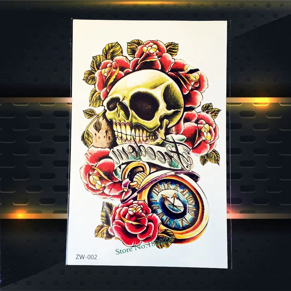 3D орел временная татуировка мужской боди арт рука Татуировка рукав PGF229