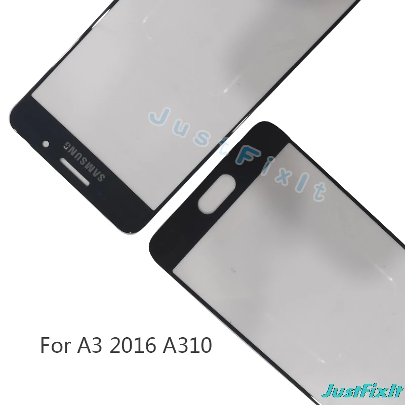 Для Samsung Galaxy A3 2016 A310 A310F сенсорный экран панель передняя внешняя стеклянная крышка