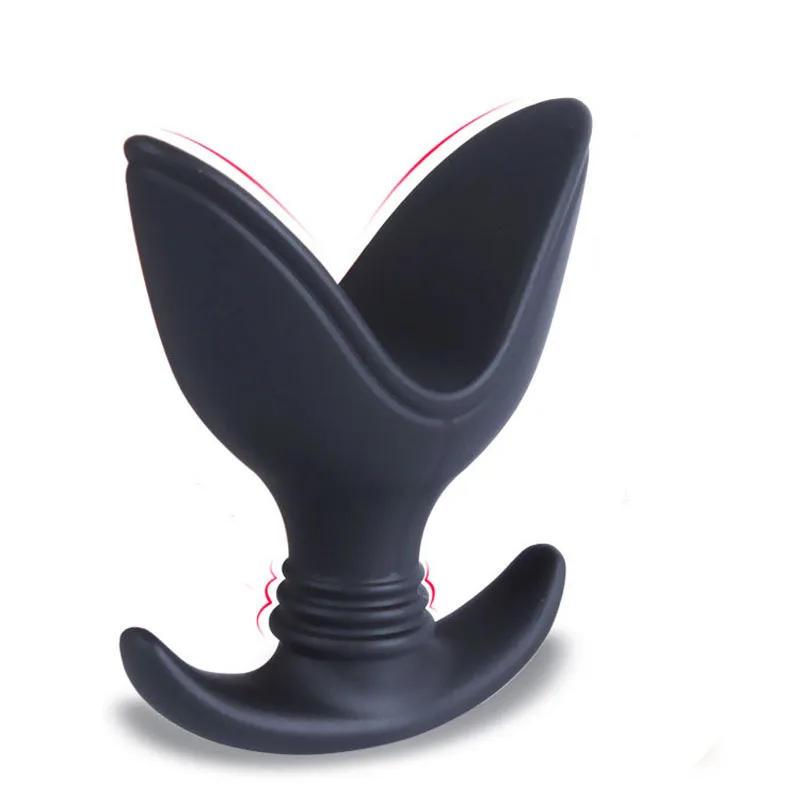 Мягкий силиконовый V образный вырез открывающаяся Анальная пробка зеркало для