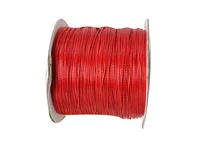 0 5mm colorfast red korea polyester wax cord waxed thread200ydsrolljewelry bracelet necklace wire string accessories