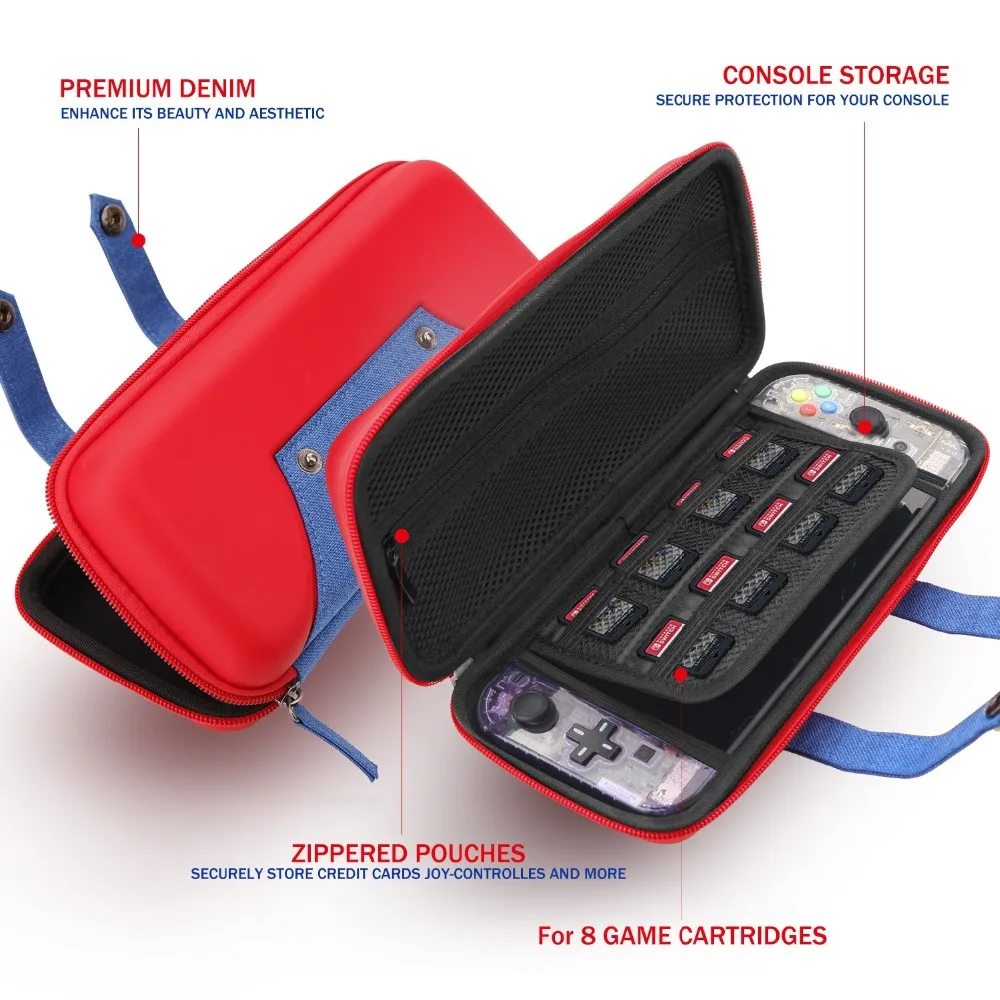 Чехол для Nintendo Switch защитный жесткий чехол переносная сумка путешествий