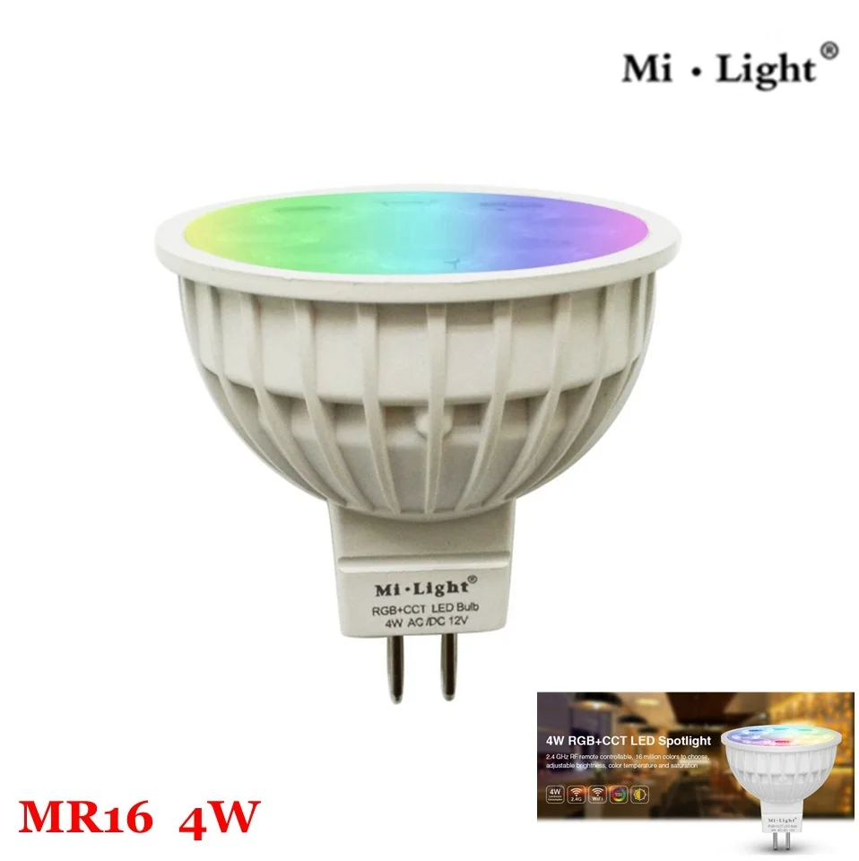 Mi светильник светодиодный лампочка RGB CCT умный с регулируемой яркостью MR16 GU10 4WSpot 2
