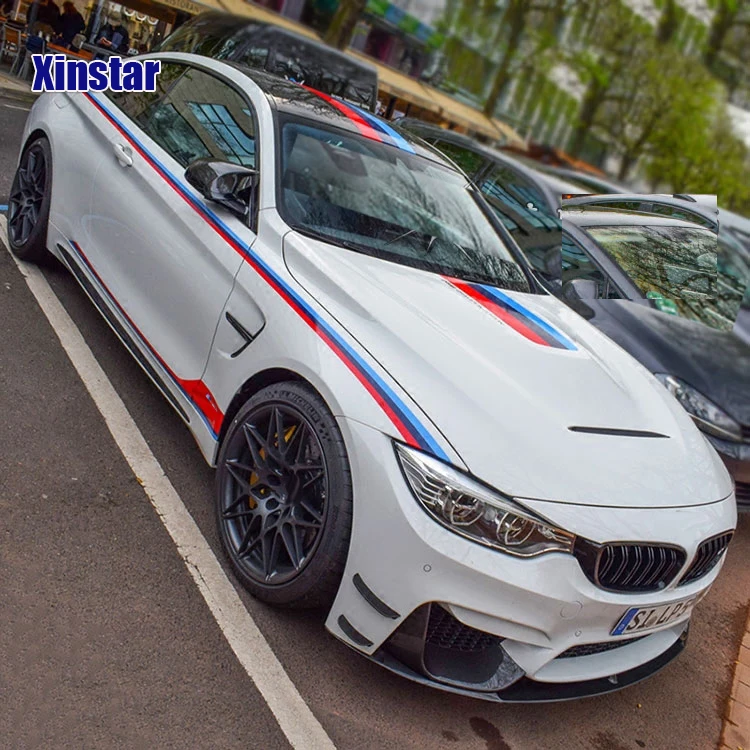 

1 set M power performance car door sticker for BMW F30 F10 E60 E90 M3 M4 M5 320 330 328 520 530 550