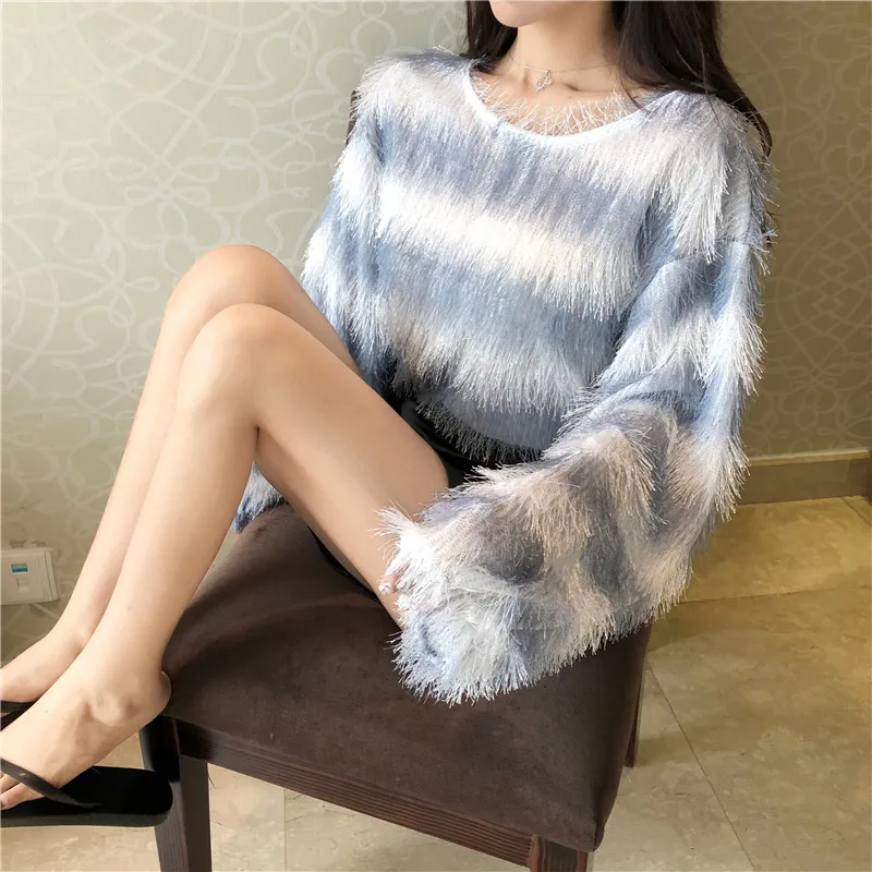Новый корейский chic Женская одежда свободные футболки модные бренды осенний