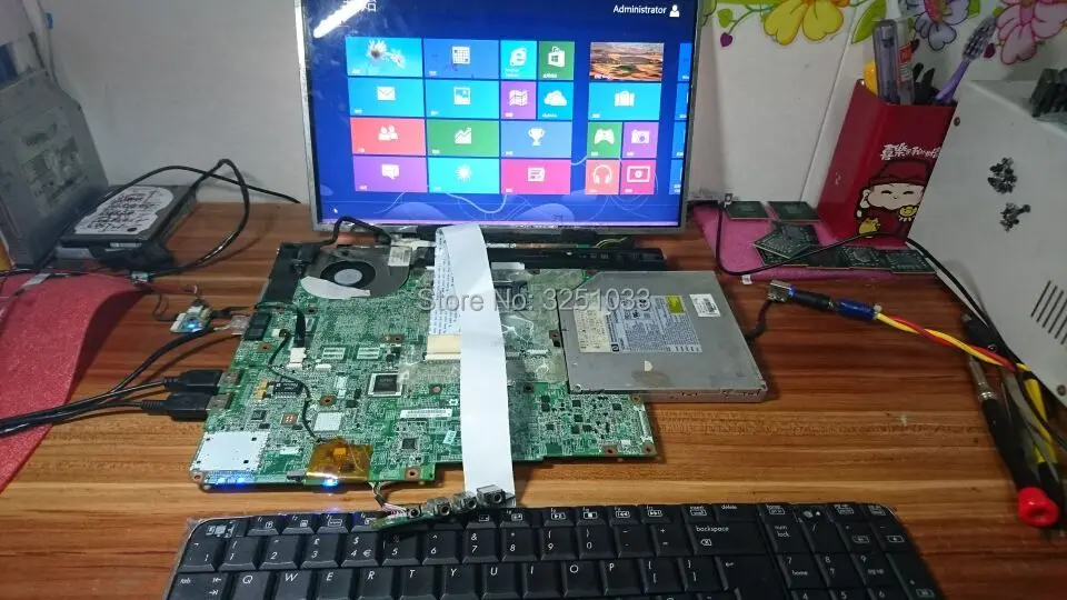 461860 001 для COMPAQ NOTEBOOK F700 HP G6000 Notebook материнская плата + ЦП с mcp67 mv