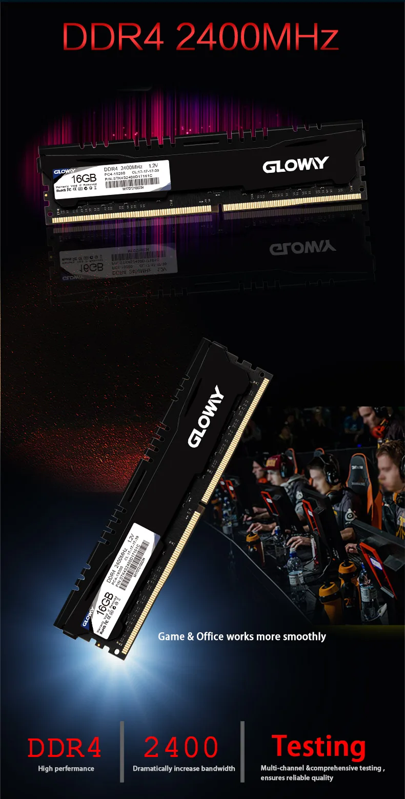 ОЗУ DDR4 8 Гб 2400 МГц PC4-19200 Память dimm оригинальная флэш-память ram модуль 8 Гб 16 Гб DDR4 память
