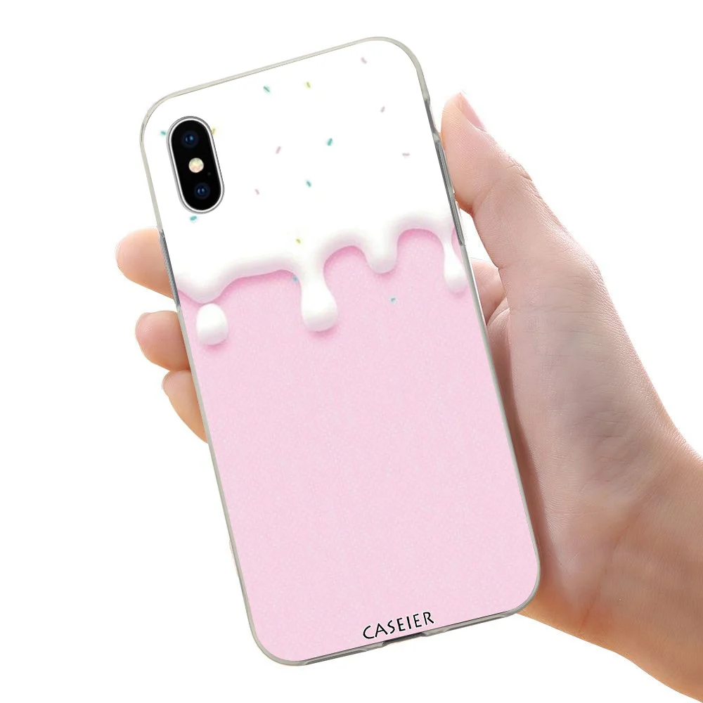 Чехол CASEIER для iPhone 7 X XR XS MAX 8 6 6S Plus летние стильные чехлы 5 5S SE задняя крышка