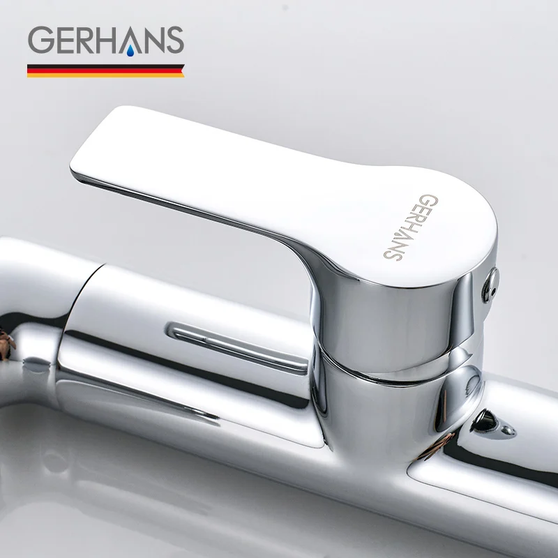 GERHANS Irismart высокий смеситель для ванной комнаты латунный водопроводный кран