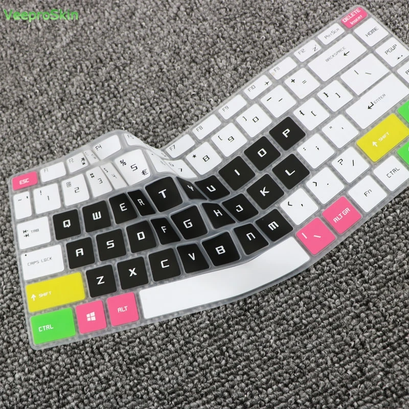 Силиконовая накладка на клавиатуру для ноутбука MSI GS65 GF63 P65 PS63 WS65 9TH station Creator Stealth 15