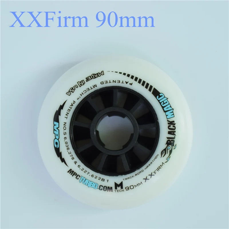 XXFirm 110 мм XFirm 100 мм фирма 90 мм встроенные скоростные коньки колеса для внутреннего трека на открытом воздухе гоночные черные магические для MPC для CITYRUN