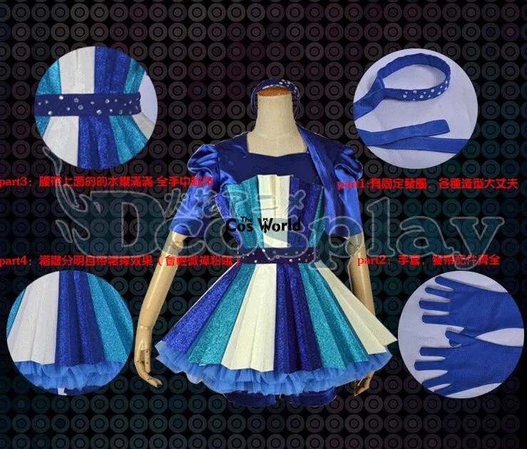 Love Live School Idol Project Lily White Tojo Nozomi Sonoda Umi Hoshizora Rin Топы платье униформа наряд аниме