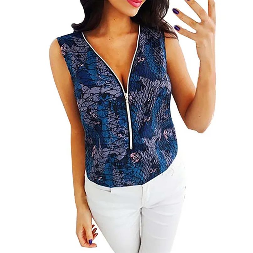 tank tops Модные женские летние свободные без рукавов повседневный топ на бретелях блузка топы жилет богемный Принт Холтер Топ светоотражающий 15 - Цвет: tank tops