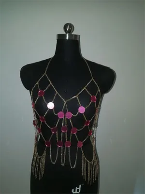 Женская ажурная кроп Топ 2019 Новая металлическая цепь сексуальные горный