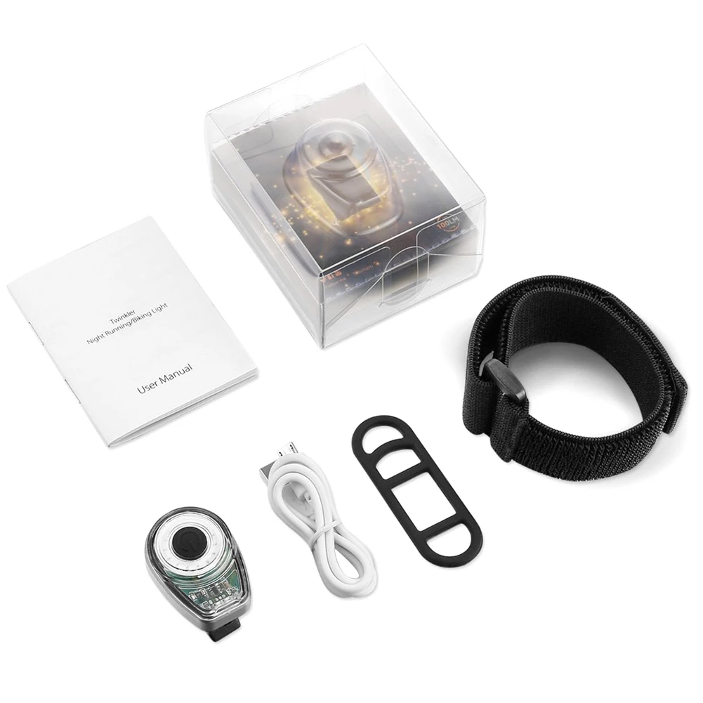 Smart Велосипедный Спорт фонарь зарядка через USB Детская безопасность сигнальная