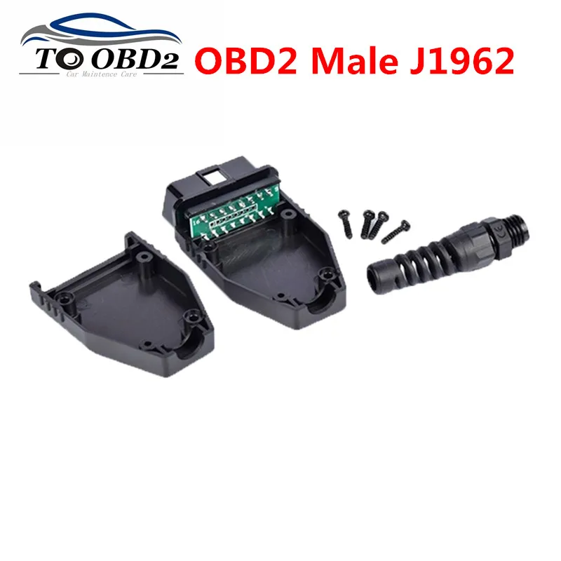 16 контактный адаптер OBD II с штекером штекер OBD2 разъем OBDII j1920 печатной платой и без